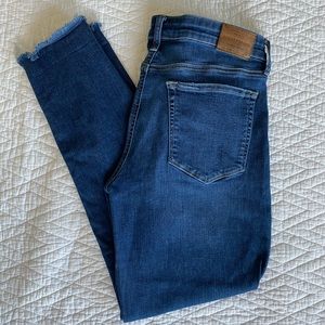 Lucky Brand Ava Skinny Raw Hem Jeans